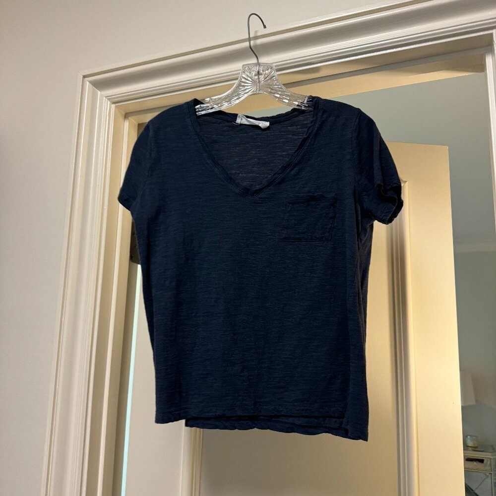 Navy Pocket Tee